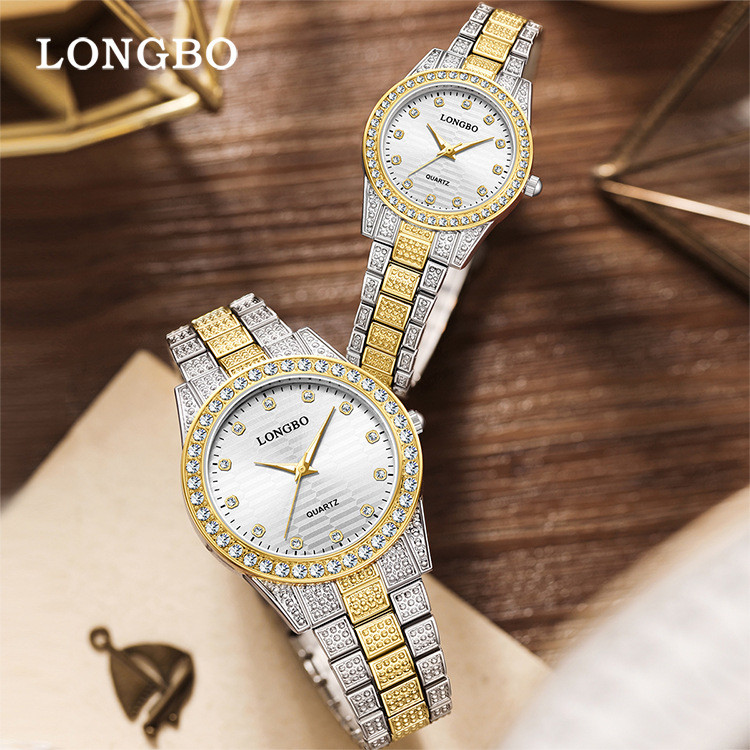 longbo Quartz watch, simple casual watch, waterproof couple's pair watch