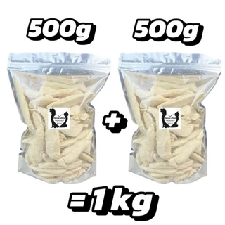 PL โปรโมชั่นแพ็คคู่ 500g+500g อกไก่ อกไก่ชิ้น ไข่แดง หญ้าแมว แซลมอน ตับไก่ อกเป็ด ฟรีซดรายขนมแมว ขนมสุนัข ราคาสุดคุ้ม!!!