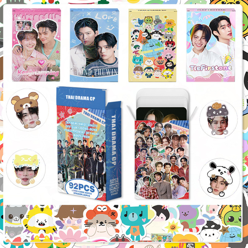 การ์ด GMMTV Taynew Pondphwin Tlefirstone Lomo Card สติกเกอร์สําหรับแฟนๆคอลเลกชันของขวัญ