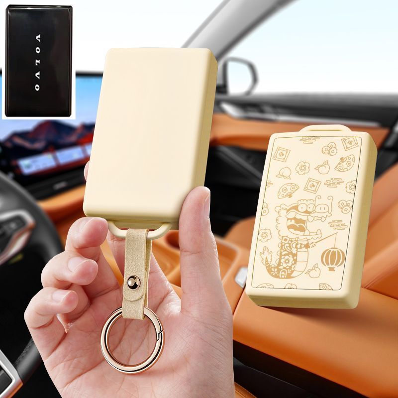 Volvo EX30 ฝาครอบกุญแจรถเคสป้องกันกุญแจหัวเข็มขัดรวมทุกอย่าง Ultral เฉพาะ