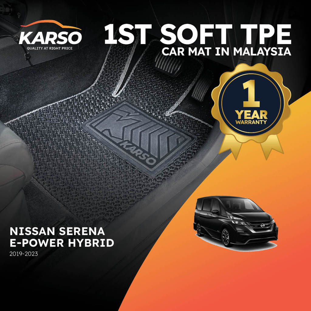Karso Karpet Kereta พรมรถยนต์ Nissan Serena E-Power Hybrid (2019-2023)