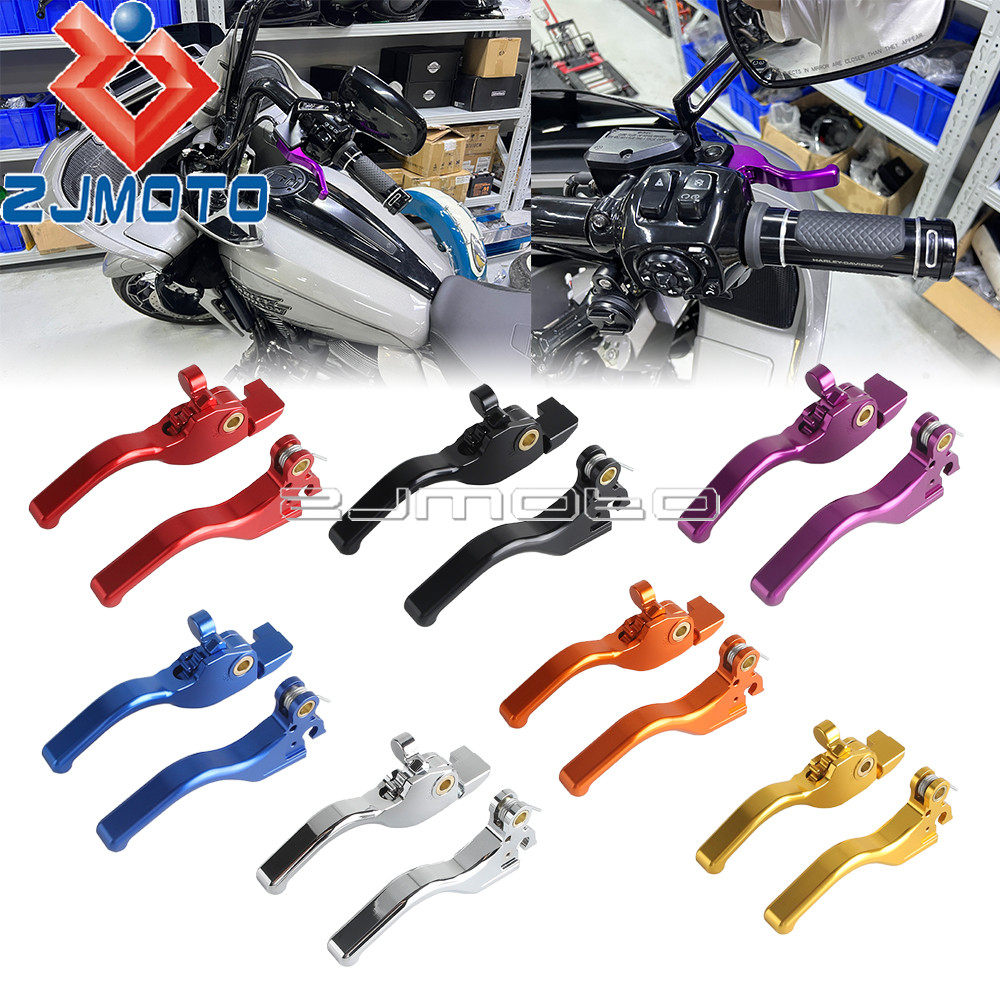 TC Motorcycle Brake Clutch Lever Handle Levers For Harley Touring Road Glide ST CVO FLTRXSTSE 2024 C