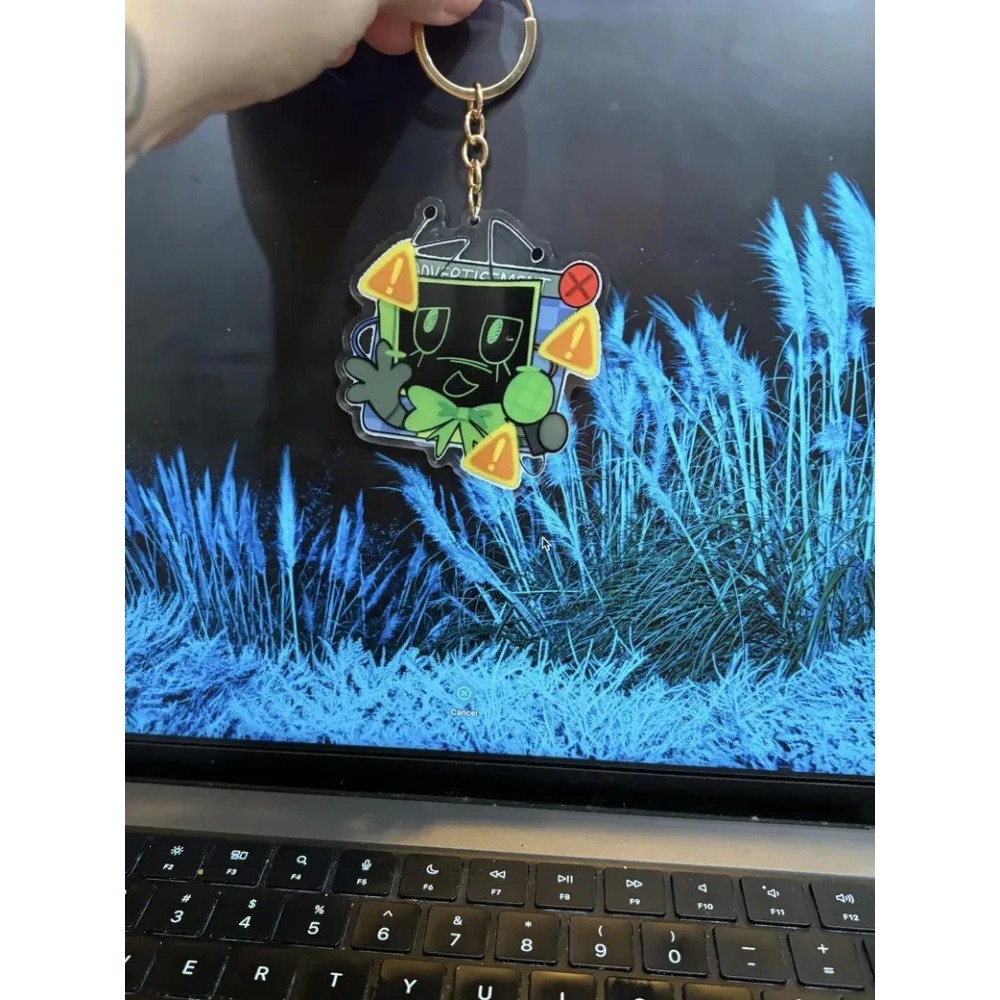Vee Dandys World Acrylic Mica พวงกุญแจตกแต่งกระเป๋าเป้สะพายหลัง กระเป๋า และตัวละครเกม Roblox น่ารักเ