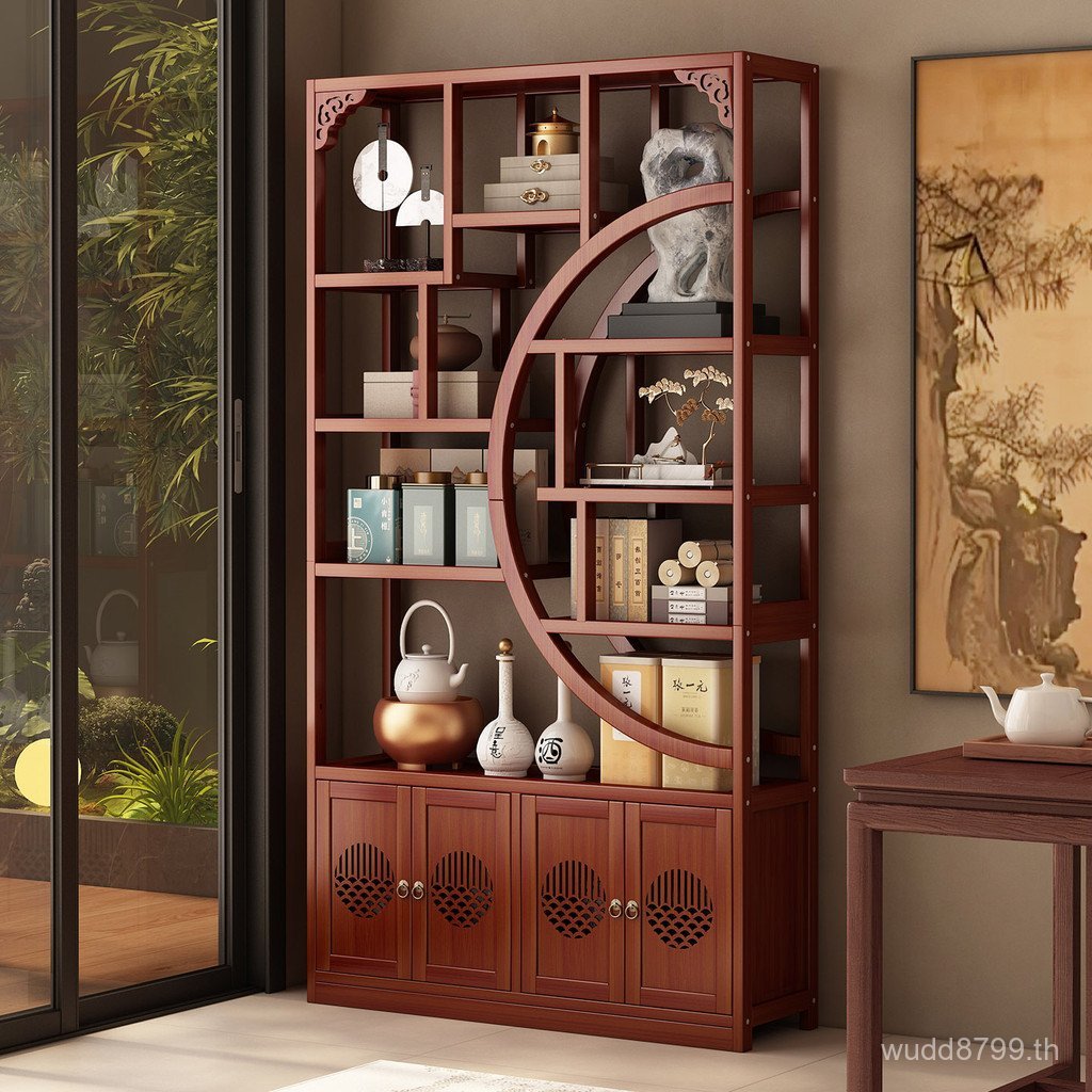 Rack Tidy-up ชุดชาเครื่องประดับ Multi-layer Rack Storage ชาตู้แสดงตู้ Rack Bogu Rack ชาจีนชาใหม่ 7YK