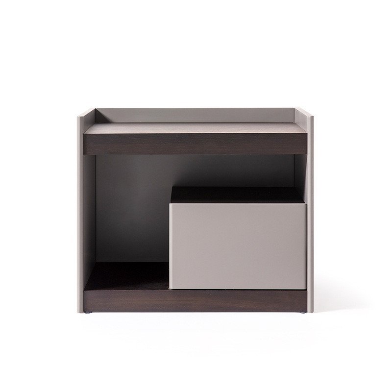 โต๊ะข้างเตียงสไตล์ High-End รมควันง่ายเตาอบตู้ Simple Lacquer อิตาเลี่ยนโมเดิร์นสี Designer ห้องนอน 