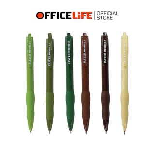 Faster (ฟาสเตอร์) ปากกาเจล ปากกา Mocha / Matcha Mousse รุ่น CX721 / CX722 ขนาด 0.5 mm. ( 1 ด้าม คละสีด้าม )