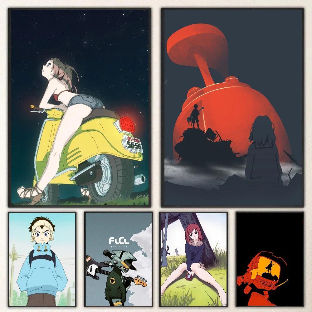 โปสเตอร์ Flcl 1 ชิ้น ติดผนังได้เอง กันน้ำ งานศิลปะ สติกเกอร์ตกแต่งร้านกาแฟ บาร์ ห้องพัก บ้าน