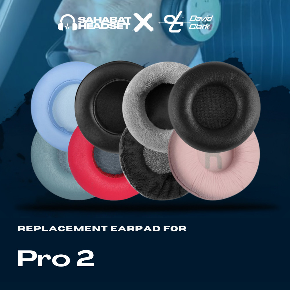 แผ่นโฟมแผ่นรองหูฟัง David Clark Pro 2 Pro2 Pro02 Pro 02 Earcup Pad Earpad Foam