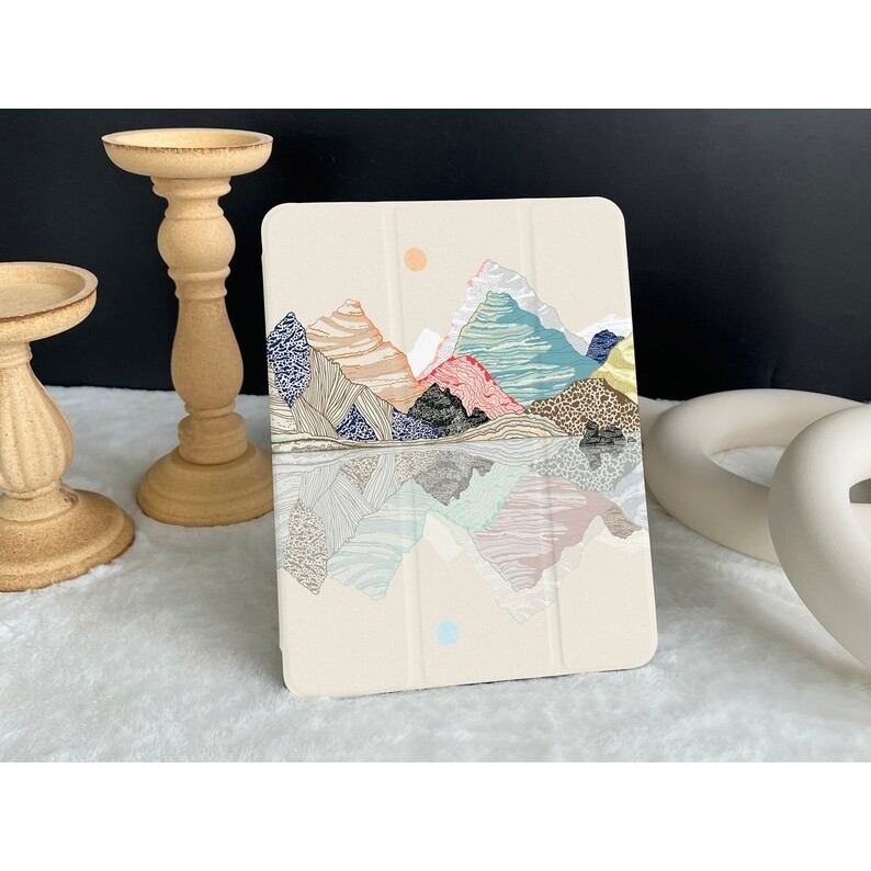เคส iPad Fantasy Hills Reflection iPad Air 5 2022 iPad Pro 12.9 2021 เคส iPad Mini 6 iPad 9.7"/ 10.2