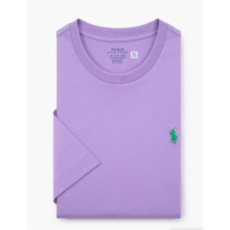 คลังสินค้าพร้อม New Mens Classic Pony Logo Tshirt American Premium Casual 100 % Premium Cotton Round Neck Short Sleeve Top