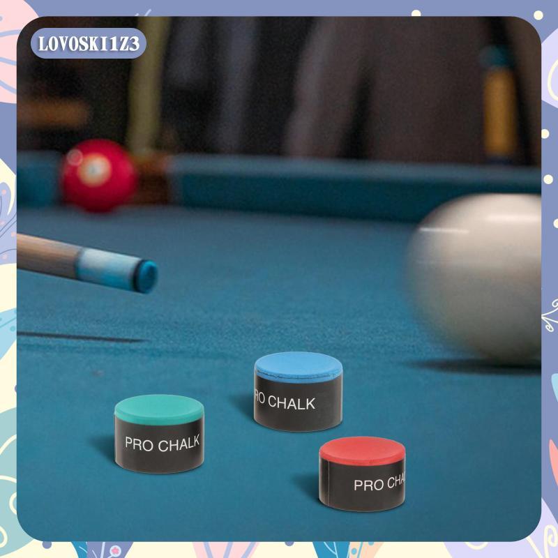 [lovoski1z3] Pool Cue Chalk Cube High Performance Lightweight Sports,Snooker Cue Tip