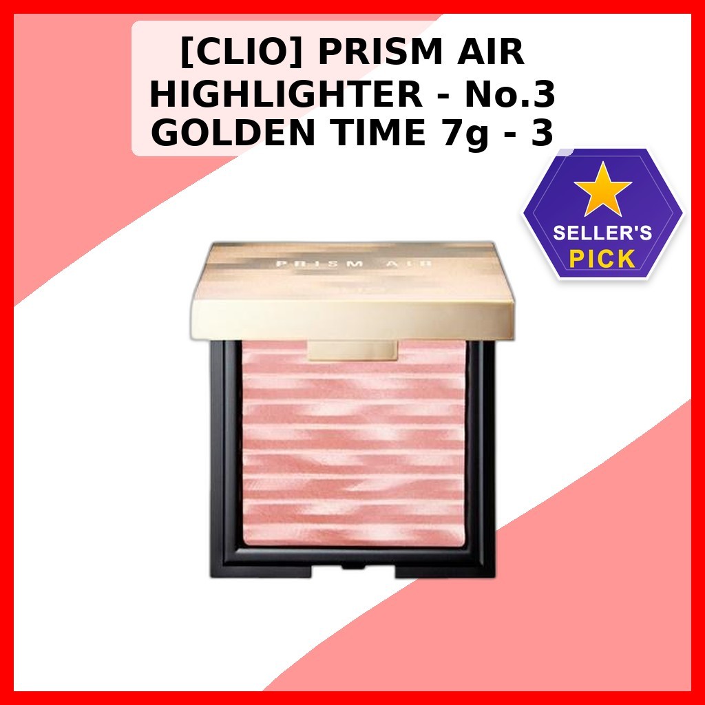 [CLIO] PRISM AIR HIGHLIGHTER - No.3 GOLDEN TIME 7g - 3 GOLDEN TIME / ไฮไลท์เกาหลี / Radiant Glow by 