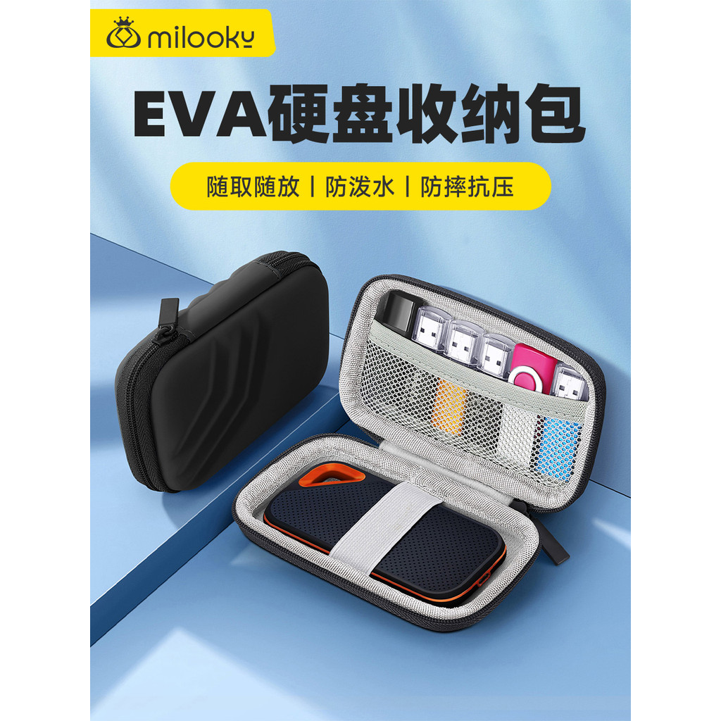 ssd m.2 sd card เหมาะสําหรับ SanDisk Hard Shell กล่องเก็บกระเป๋าเดินทาง SanDisk การ์ดหน่วยความจํา Sa