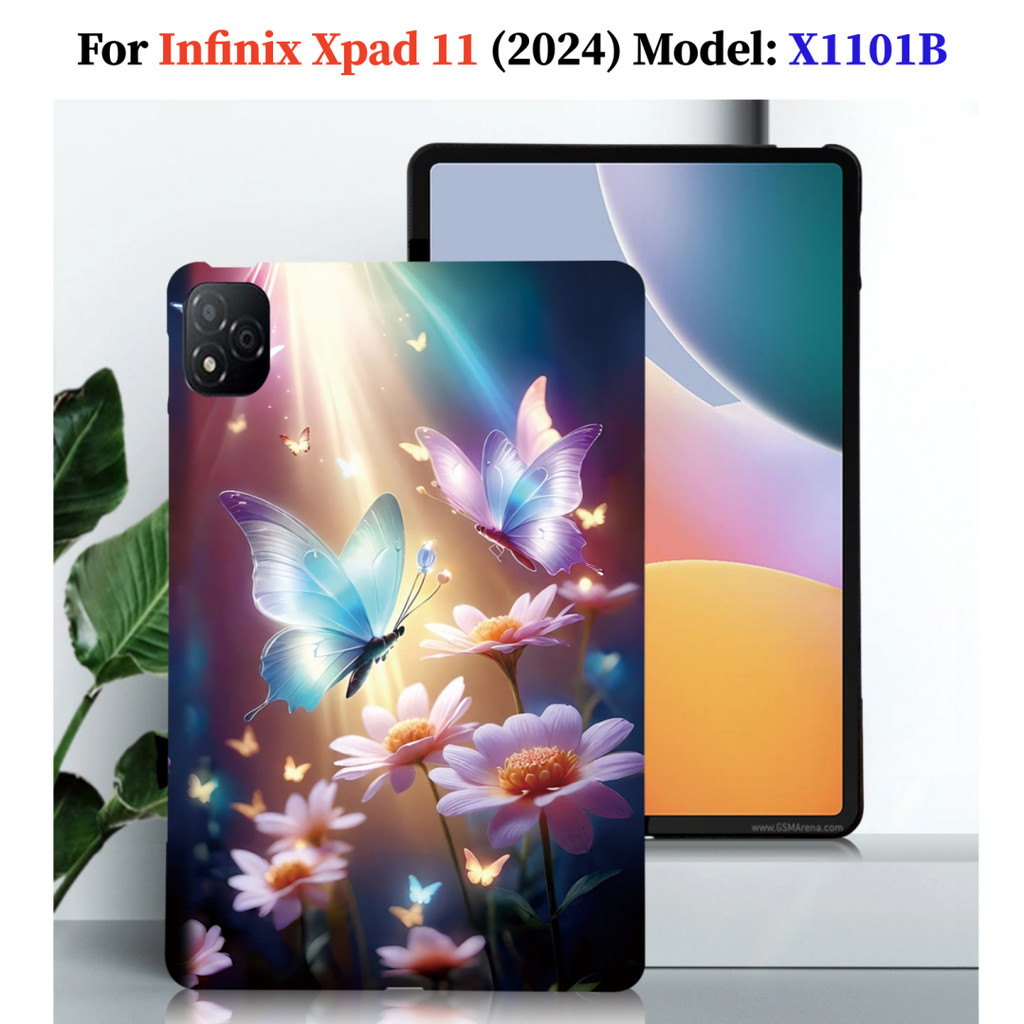 สําหรับ Infinix Xpad 20 XPAD20 11.0 "X1102 Infinix Xpad 11 X1101B แท็บเล็ตแฟชั่นยืดหยุ่นกรอบกันกระแท