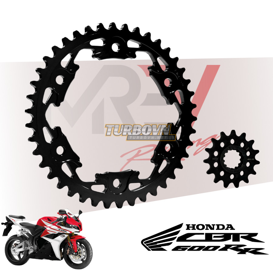 เฟืองโซ่ MREV สําหรับ Honda CBR600RR (2007-2012) (N-411, D-431)
