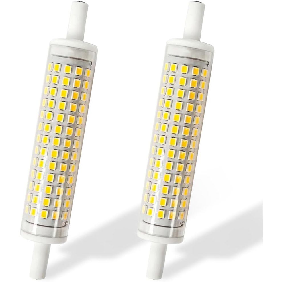 R7s หลอดไฟ LED หรี่แสงได้ 118 มม. 14W Double Ended J118 T3 หลอดไฟ LED Floodlight,120V, 1500 Lumen,Wa