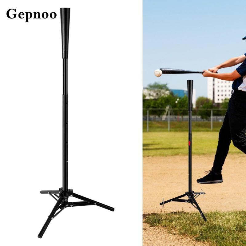 Gepnoo Baseball Batting Tee ขาตั้งสำหรับการฝึกซ้อมและออกกำลังกาย ใช้งานได้ดีกับกิจกรรมฟิตเนสและโค้ชинг