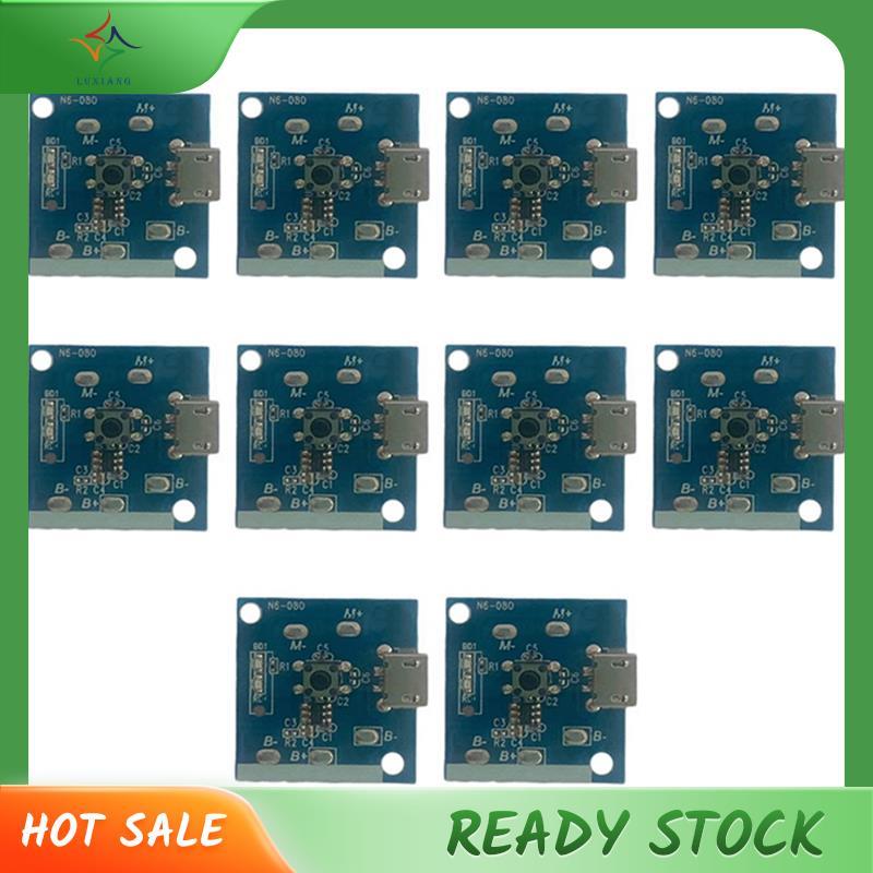 [luxiang.th] 10 ชิ้น/เซ็ตพัดลมมือถือแบบพกพามัลติฟังก์ชั่นเมนบอร์ด USB พัดลมขนาดเล็ก PCBA บอร์ดควบคุมพัดลมขนาดเล็ก