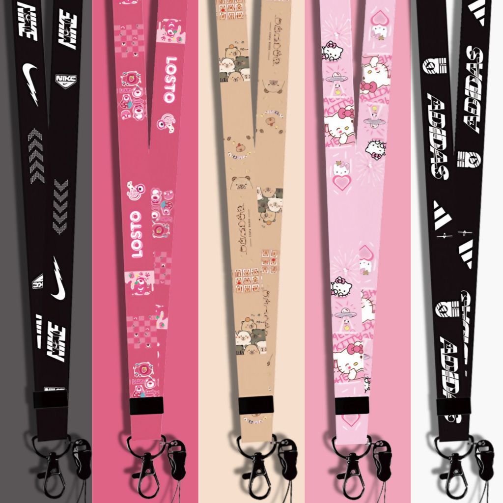 Sanrio Doraemon Crayon Shin-Chan สายคล้องโทรศัพท์มือถือพนักงาน Id สายคล้องคอ 3RMC