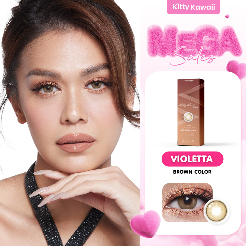 [สินค้าใหม่] VATANIKA LENS : Violetta Brown คอนแทคเลนส์โดย แพร วทานิกา