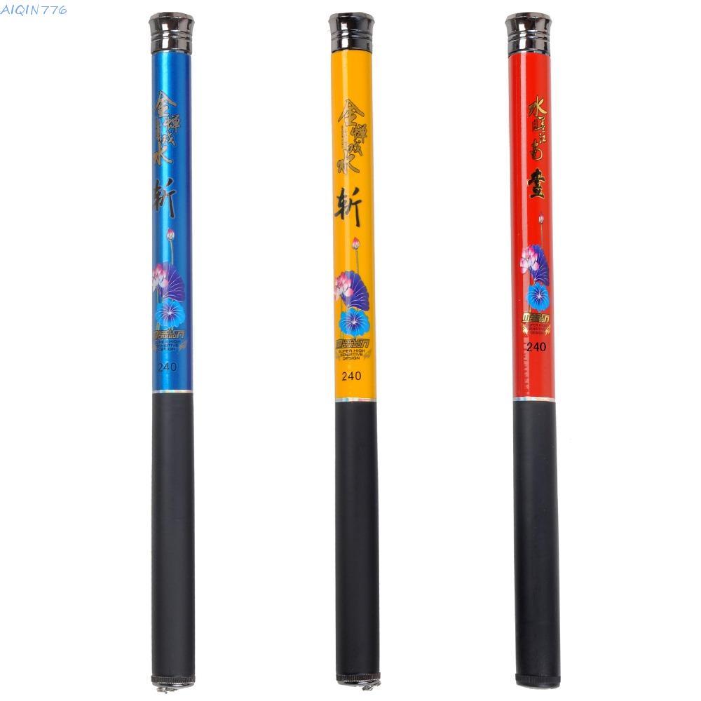 AIQIN77 Mini Ultralight Fishing Rod,ไฟเบอร์กลาสคาร์บอนไฟเบอร์Telescopic Fishing Rod,Travel 1.8/2.1/2
