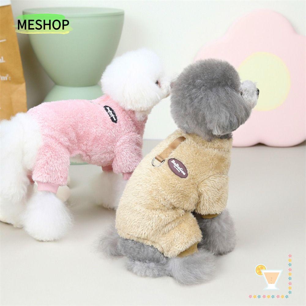 MESHOPTH เสื้อผ้าสัตว์เลี้ยง French Bulldog Dog Coat Thicken Warm Jacket