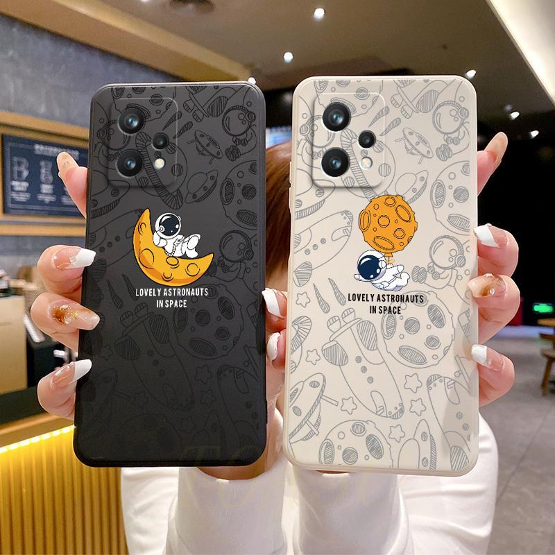 เคส realme 9 4G / เคส realme 9 Pro Plus 5G เคสโทรศัพท์ภาพประกอบนักบินอวกาศแบบนิ่มซิลิโคน TKR
