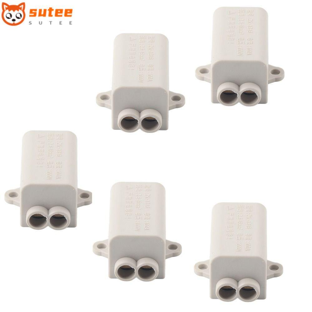 SOTEE 5 ชิ้น Terminal Spliter, ZK-1316 1000V Parallel Spliter, Parallel Connector วัสดุทองแดง 2.5-16