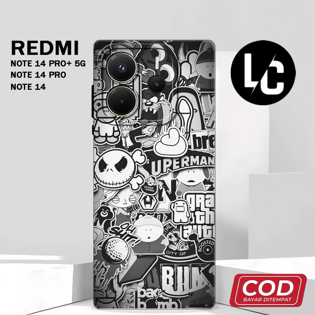 (AQ 36) ยืดหยุ่นยาง softcase สําหรับ XIAOMI REDMI หมายเหตุ 14 4G l 5G l หมายเหตุ 14 PRO 4G l 5G I NO