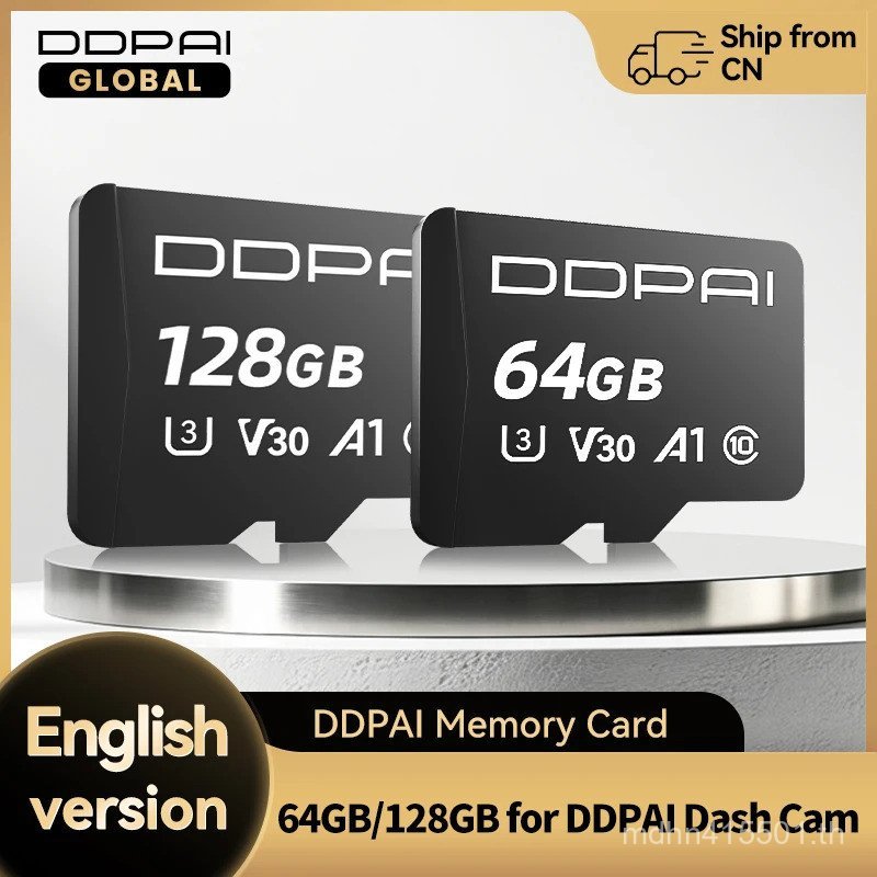 DDPAI การ์ดหน่วยความจํา 64GB 128GB 256GB 512GB Class 10 สําหรับ DDPAI Dash Cam รถ Camer XZJE