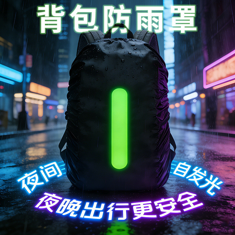 Luminous Luminous กระเป๋าเป้สะพายหลังกลางแจ้ง Rain Cover Mountaineering กระเป๋านักเรียนกระเป๋าเป้สะพ