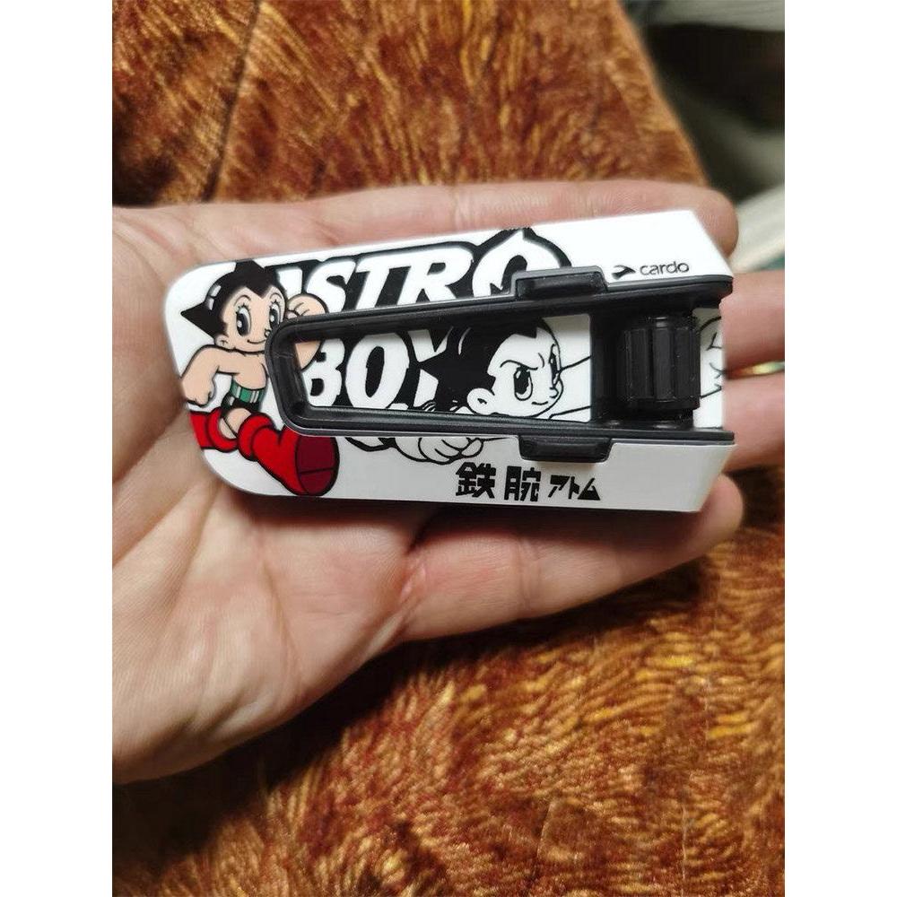 เหมาะสําหรับ Cardo รุ่นที่สอง CARDO EDGE ชุดหูฟังบลูทูธตกแต่งสติกเกอร์ป้องกัน Shell Garland สติกเกอร