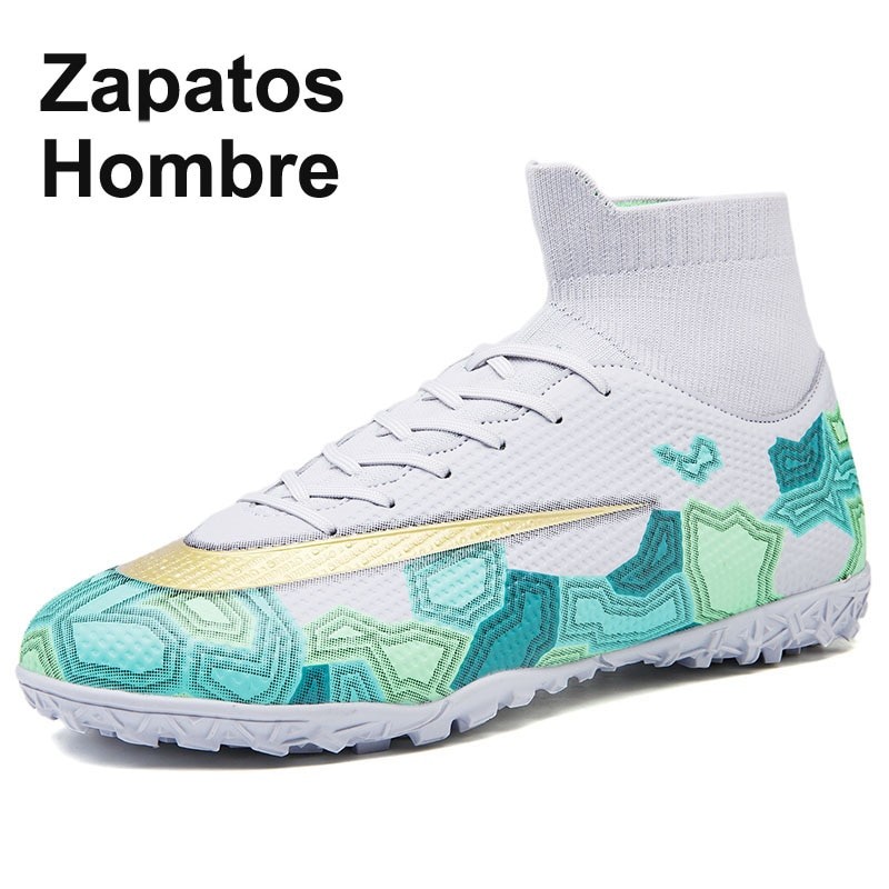 2020 Soccer Shoes For Men Football Boots Kids High Ankle Soccer Cleats Waterproof Sport Sneakers Fut