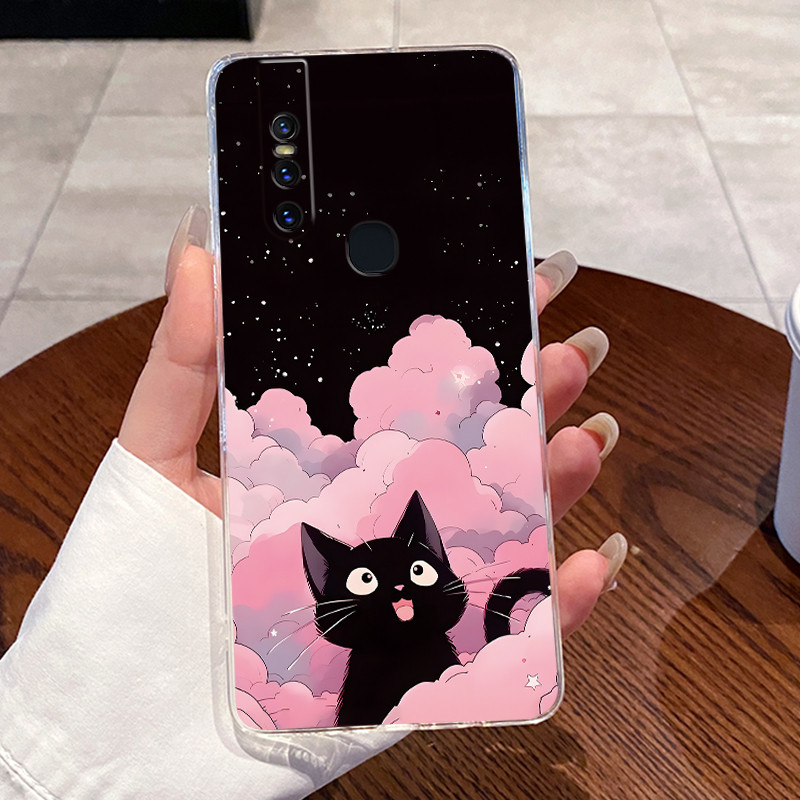 สําหรับVivo 1819 V15 1818 V15 Proเคสโทรศัพท์หรูหราน่ารักรักกระต่ายตลกซิลิโคนใสนุ่มTPUปกหลังสําหรับVivo V 15 ปลอก ราคา ถูกที่สุด โปรบีเคเค แกลเลอรีภาพที่ 6