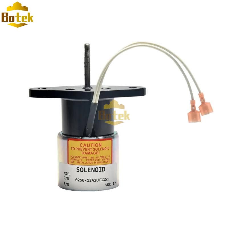 สําหรับ Actuator A061N421 0250-12A2UC11S1 12V หยุด Solenoid สําหรับเครื่องยนต์ดีเซล Actuator การใช้ป