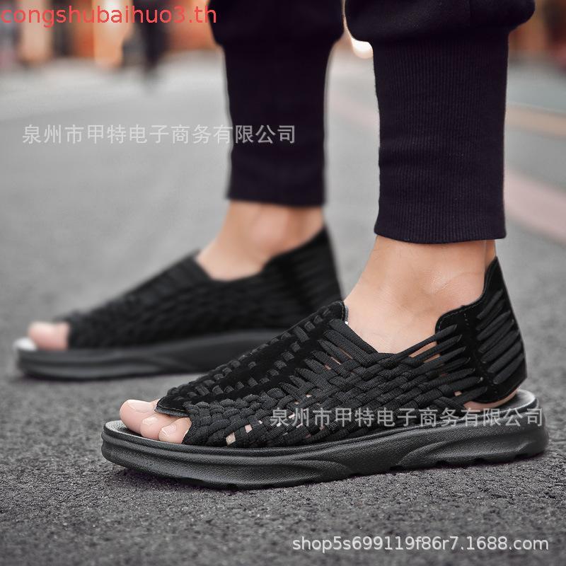 รองเท้าแตะรัดส้น สไตล์ Chubasco Sandals SD49 ชาย หญิง - Black (พร้อมส่งจากไทย)