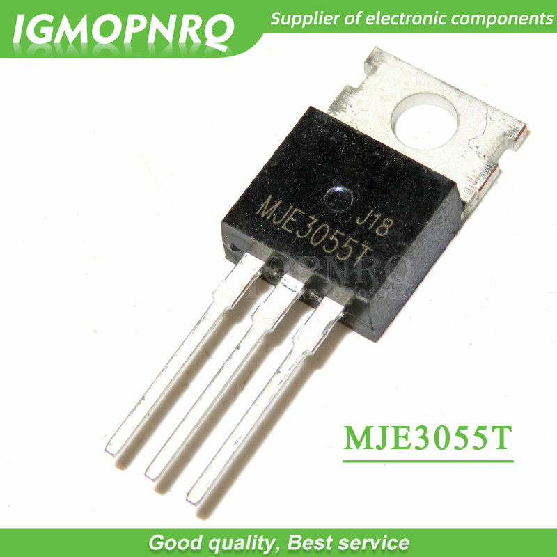 5 คู่ MJE3055T MJE2955T MJE3055 MJE2955 10A/70V PNP TO220 ทรานซิสเตอร์ 100% ใหม่ 5PCS + 5PCS