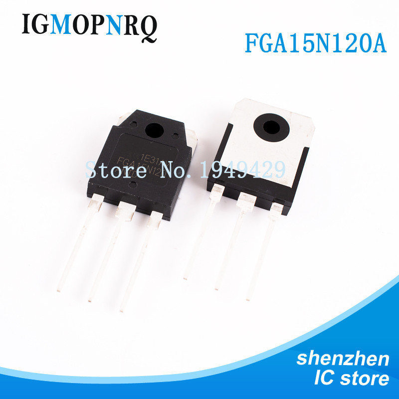 2PCS FGA15N120ANTD TO3P FGA15N120 15N120 IGBT ทรานซิสเตอร์ 1200V NPT Trench ใหม่