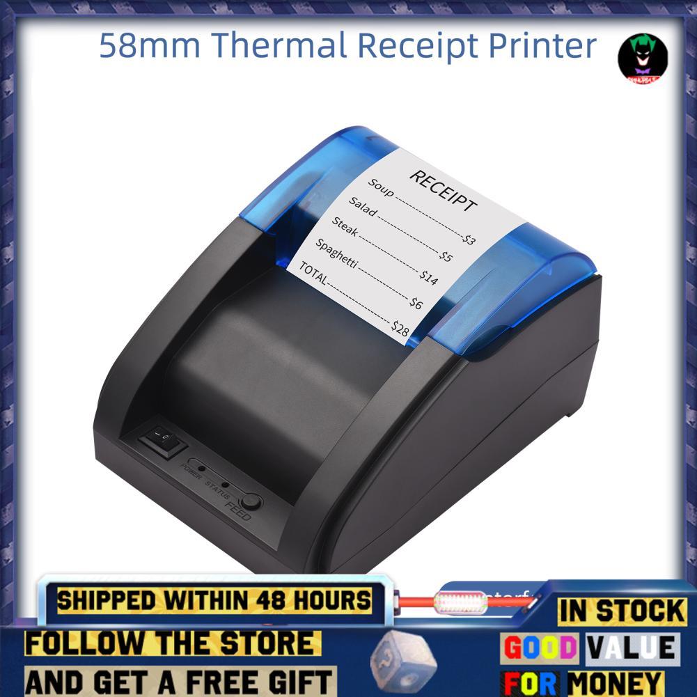 Sinhopsa เครื่องพิมพ์ใบเสร็จความร้อน USB ขนาด 58 มม. โดยตรงสำหรับการเชื่อมต่อการพิมพ์บิลตั๋วเข้ากันไ