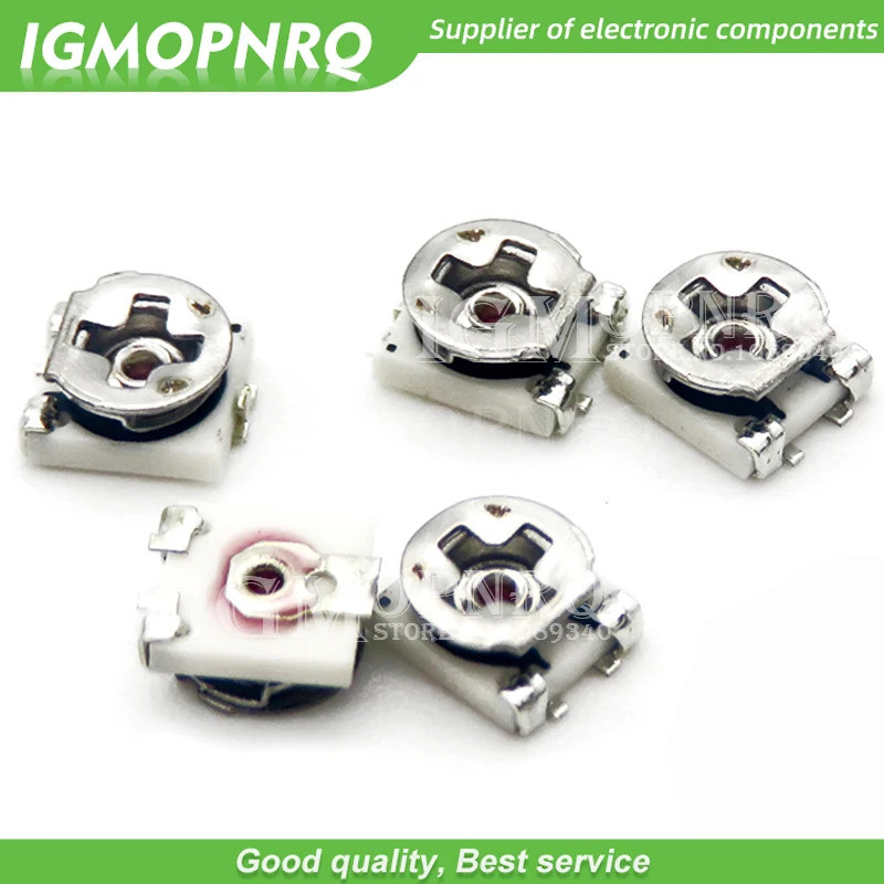 10pcs 3*3 Trimmer ความต้านทาน Potentiometer Trimpot SMD 3X3 ปรับ Variable resistor 100 500 1K 2K 5K 