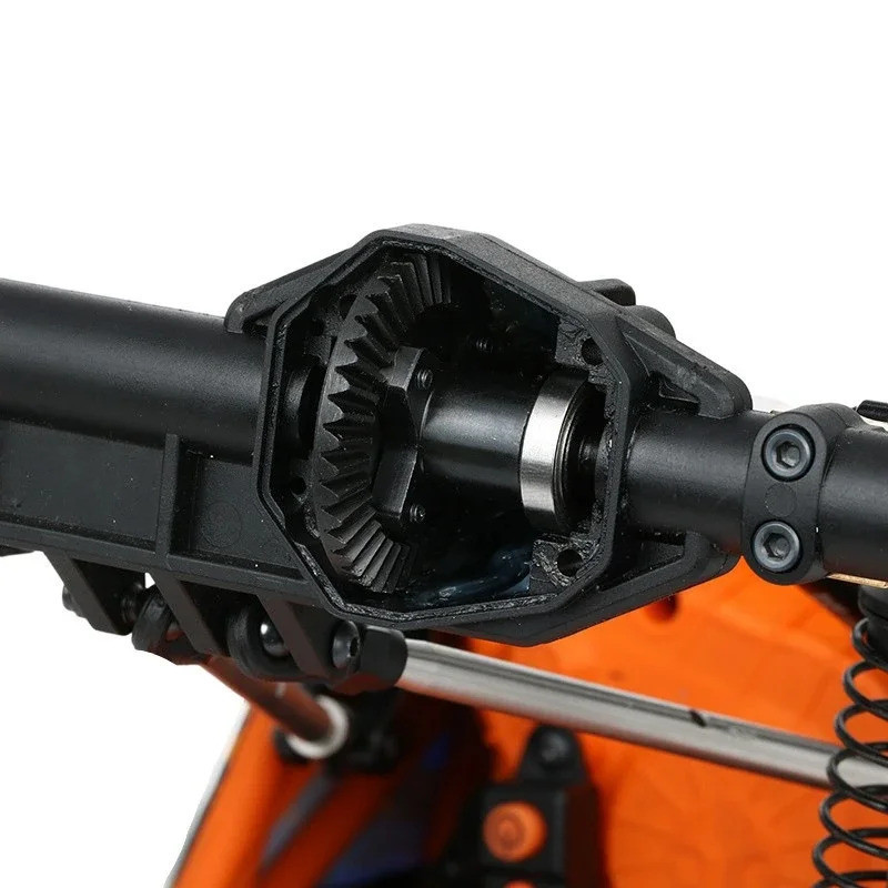 เหล็กแข็ง Bevel Gear Differential Locker ด้านหน้าเพลาด้านหลังอัพเกรดอุปกรณ์เสริมสําหรับ 1/10 RC รถ A