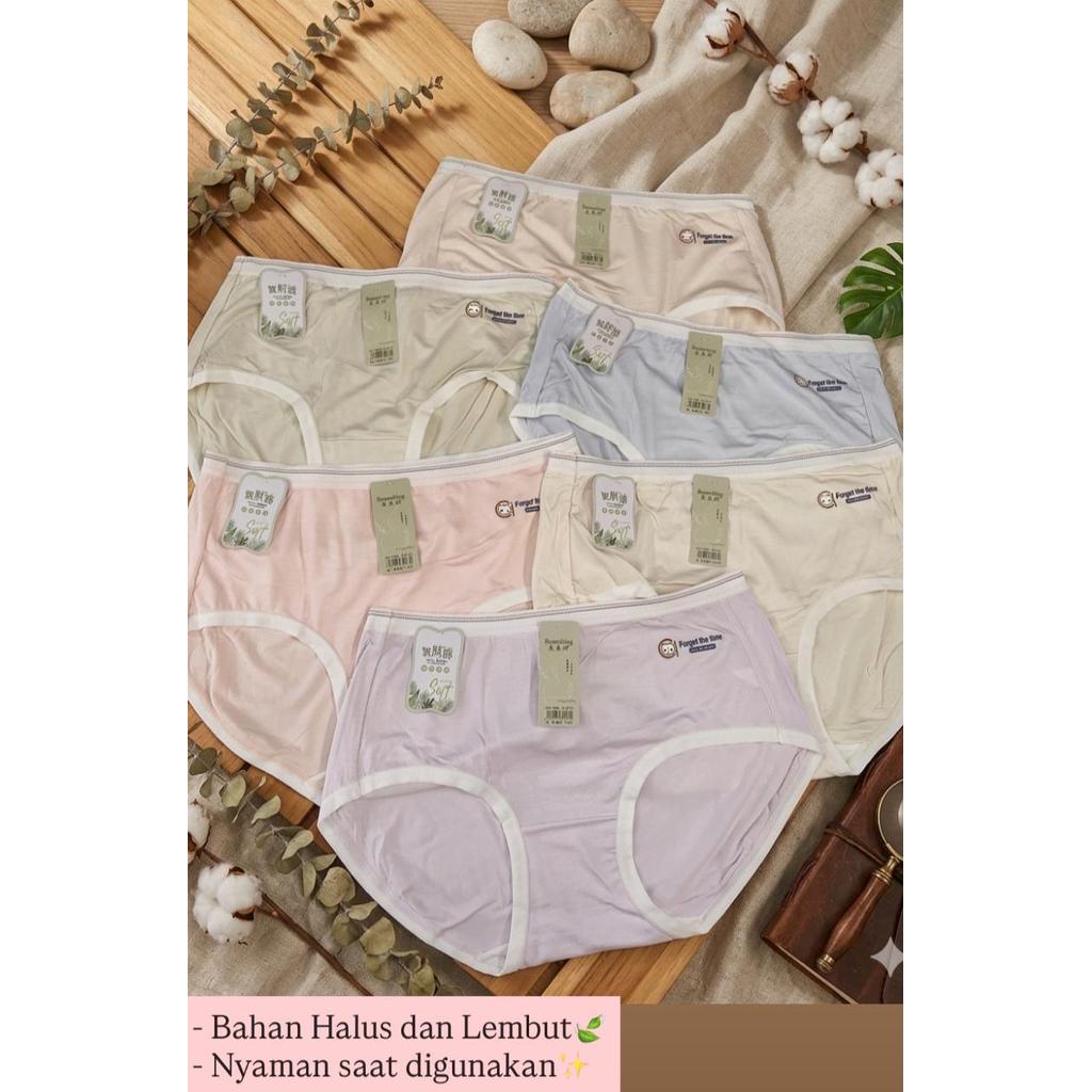 ชุดชั้นในสตรี CD (1pcs) -7266- Natural Cotton Fiber สบายและนุ่ม FREE SIZE TO XL