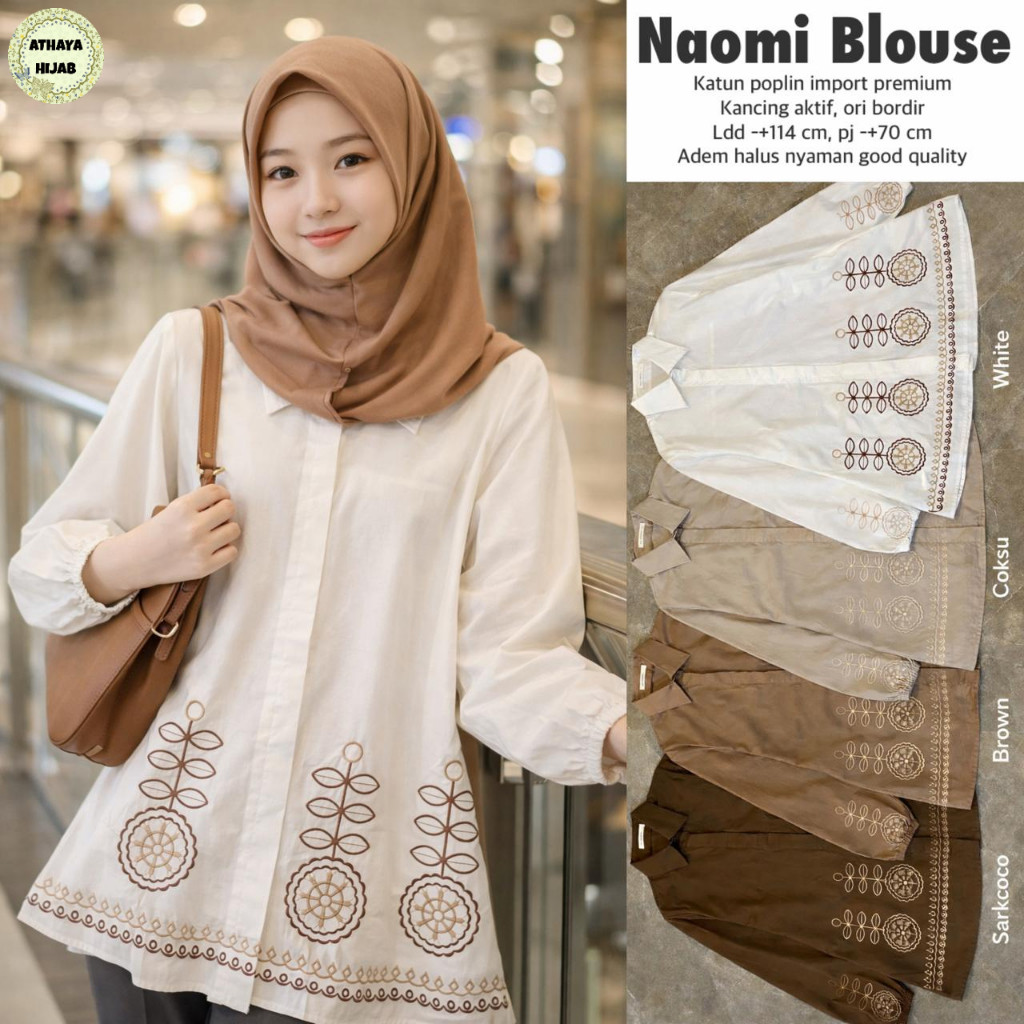 มีผู้ขายอีกครั้งขอแอดมิน erelrumi เสื้อผ้าผู้หญิง HQ NAOMI BLOUSE จาก AtHAYA FASHION STORE er elrumi