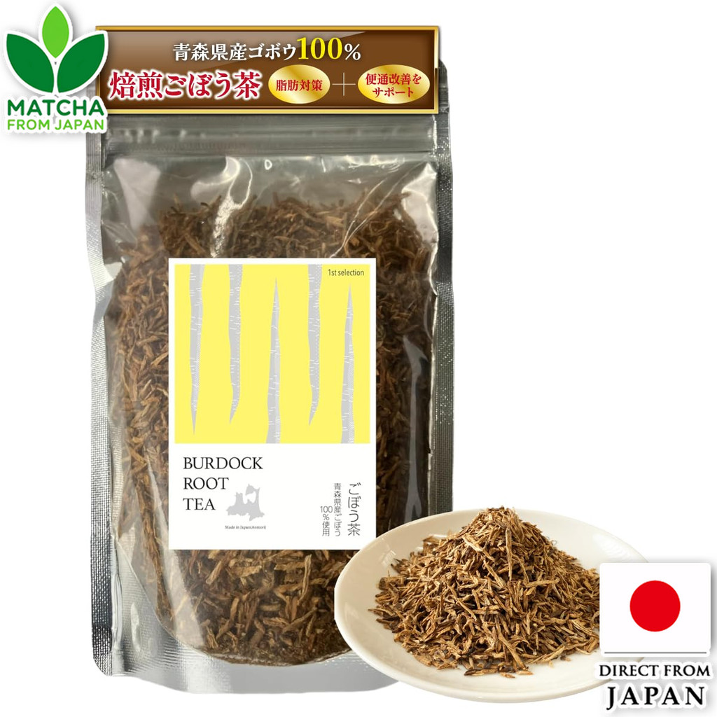 Aomori Goboucha Roasted Burdock Tea From Aomori Loose Leaf Type Caffeine-Free Additive-Free Edible B