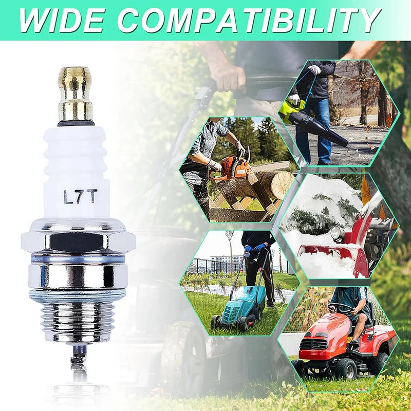 หัวเทียนสําหรับ NGK BPMR7A L7T สําหรับ Champion CJ8 RCJ6Y RCJ7Y Fit สําหรับ Stihl & Husqvarna Chains