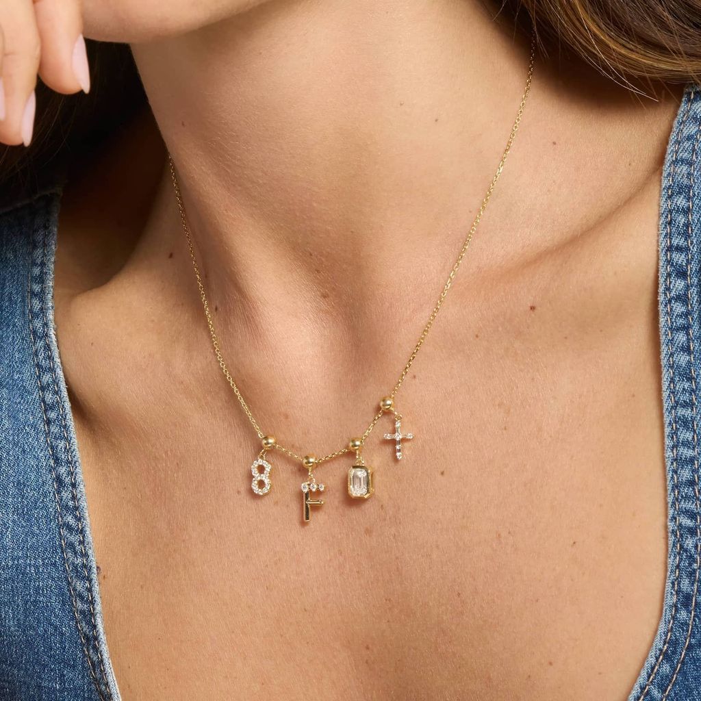 จี้.birthstone.Zircon สี่เหลี่ยมสำหรับ DIY และตกแต่งสร้อยคอ.STP1