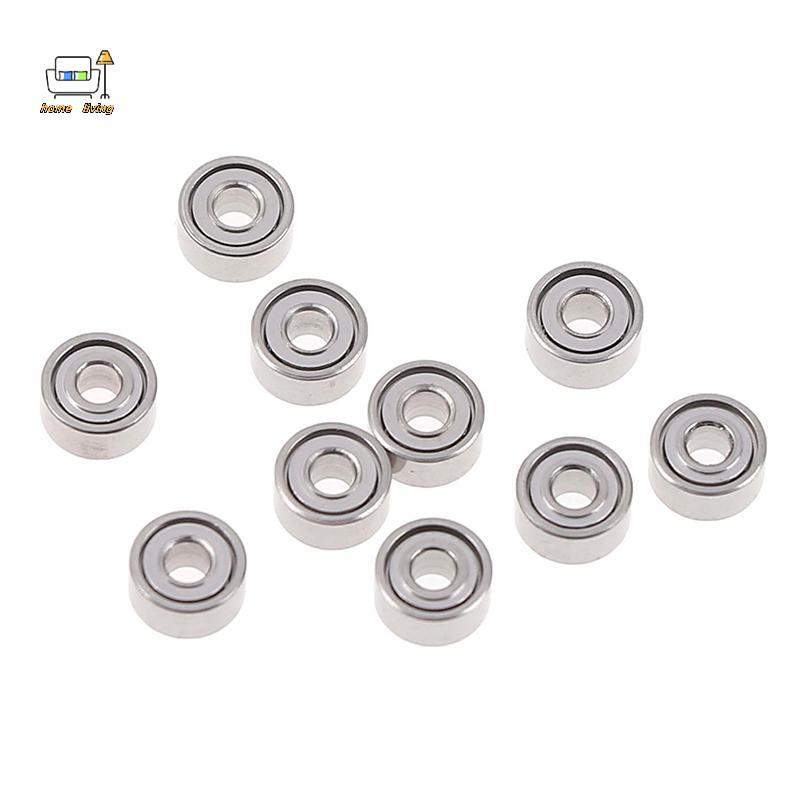 [Onw] 10 ชิ้น 681XZZ 1.5x4x2 มม. เปิดแบริ่งขนาดเล็ก hand bearing spinner [th]