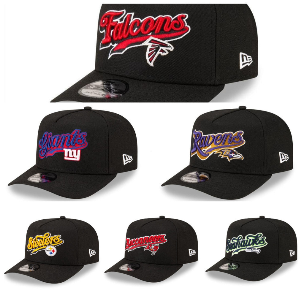 ฮัทSnapback 9FIFTY Atlanta Falcons สไตล์Born x สีดำ