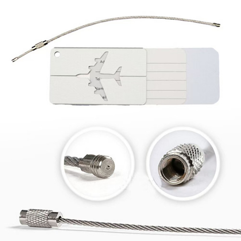 โลหะ / แท็กกระเป๋าเดินทาง / กระเป๋าขึ้นเครื่อง / รูปทรงเครื่องบิน / ป้ายกระเป๋าตรวจสอบ-飞机牌3012 - รูปที่ 3