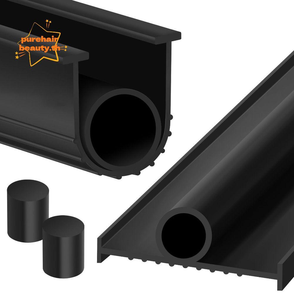 PUREHAIRBEAUTY T Ends แถบปิดผนึก, U-Shape Wear Resistance Garage Door Bottom Seal, Professional 1/3 